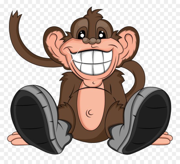 Обезьяна мультяшная