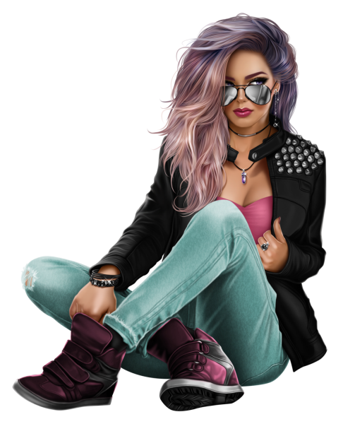 Мультяшные девушки дерзкие