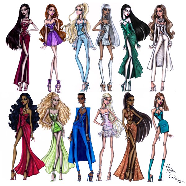 Наброски принцесс