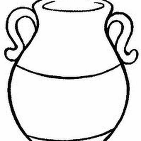 Кувшин раскраска