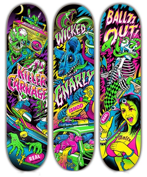 Принт на скейтборд