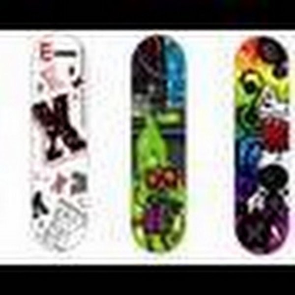 Разрисованный скейт