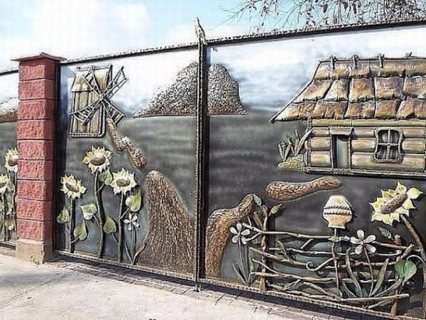 Расписные ворота