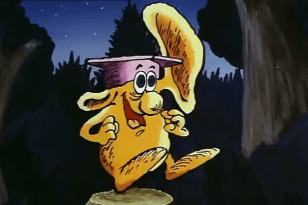 Большой ух из шерсти