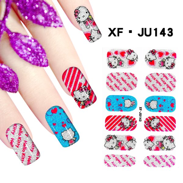 Накладные ногти Хэллоу Китти