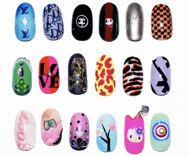 Модные накладные ногти