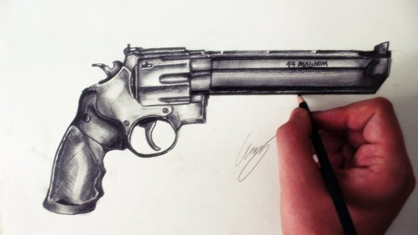 Револьвер 500 Magnum Size drawing