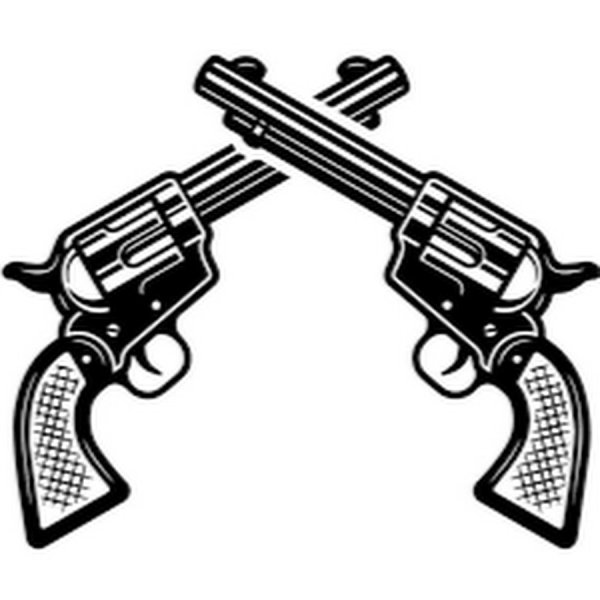 Скрещенные пистолеты