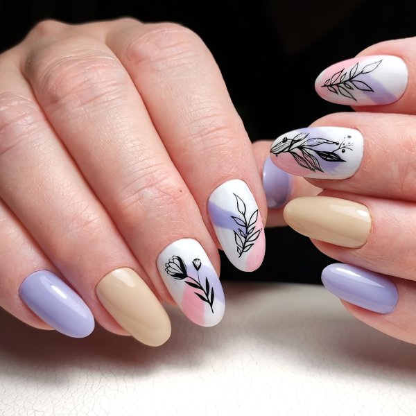 Ногти модные молодежные