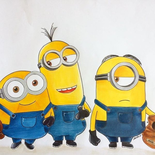 Миньон красками