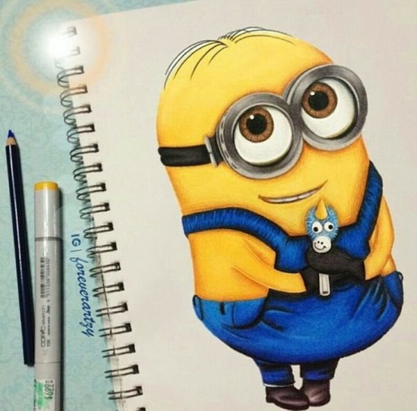 Миньон маркерами
