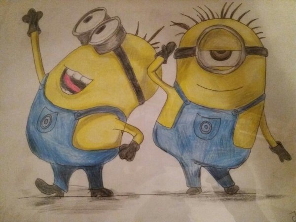 Миньон рисунок