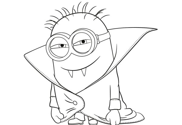 Раскраска для мальчиков Миньоны