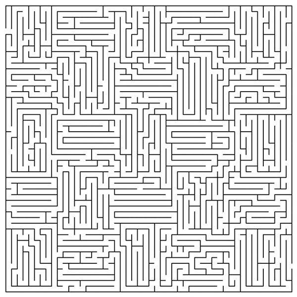 Лабиринт сложный