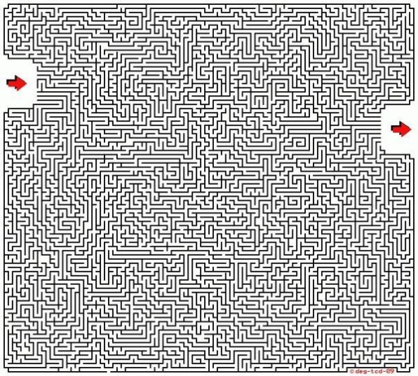 Лабиринт сложный