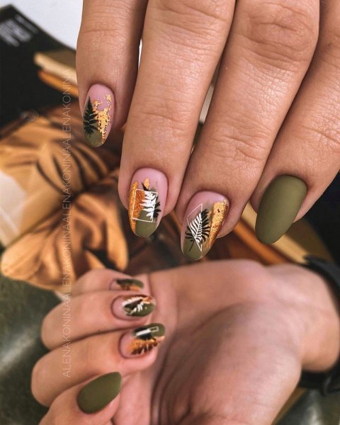 Ногти осень