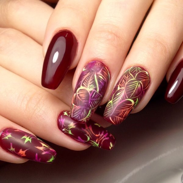 Ногти осень