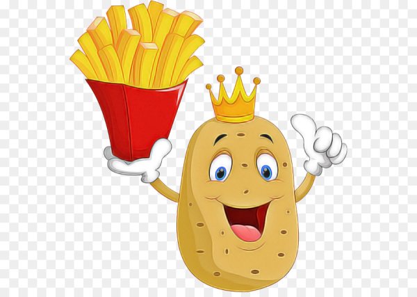 Картошка фри мультяшный