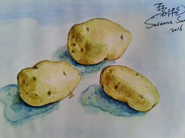 Картофель в живописи