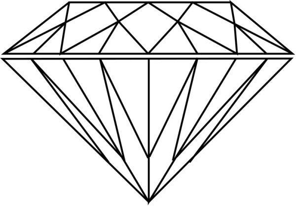 Бриллиант рисунок в графике