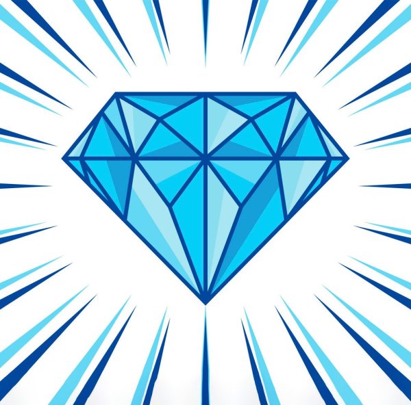 Блеск кристаллов вектор