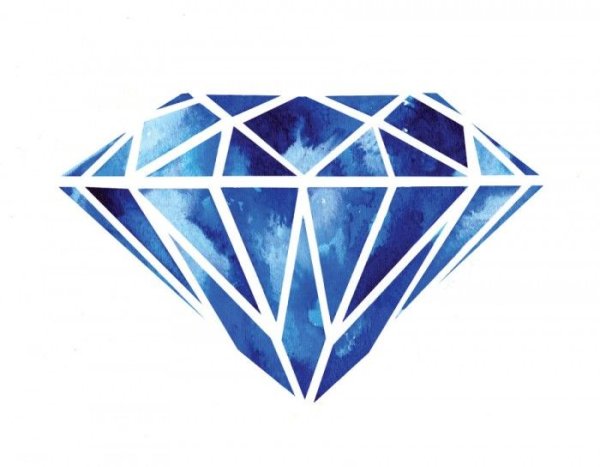 Нарисовать алмазик