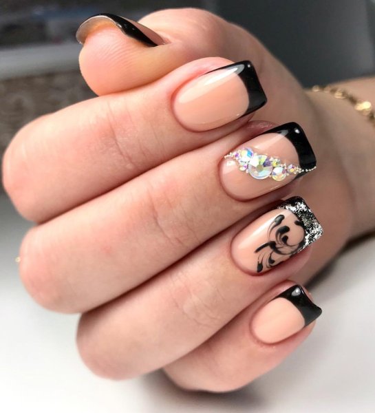 Красивые квадратные ногти