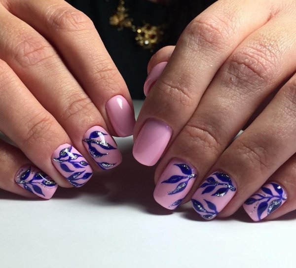 Ногти квадратные дизайн