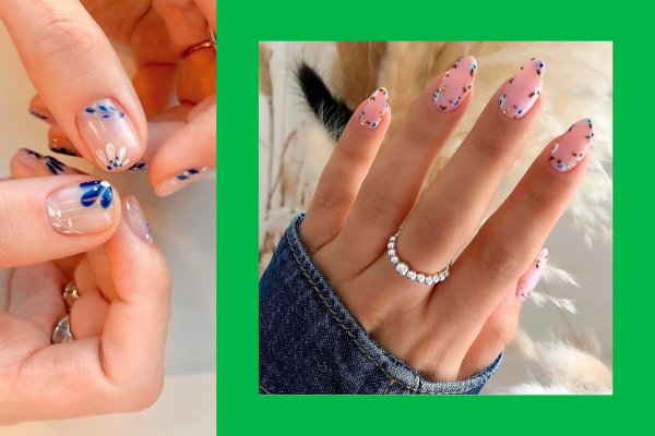 Ногти с цветочками