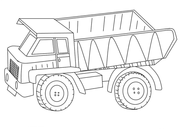 Самосвал для рисования