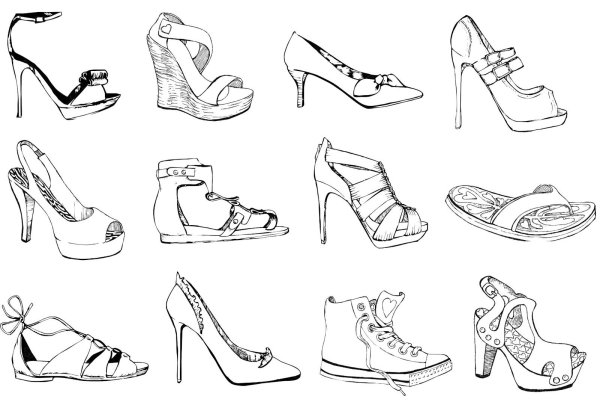 Туфли эскиз