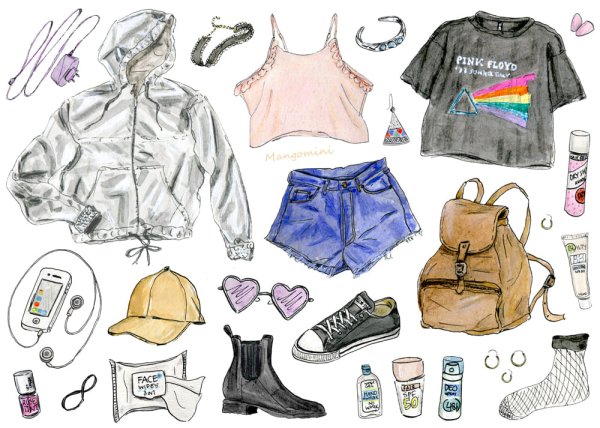 Рисунки одежды для срисовки