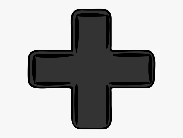 Плюс черный