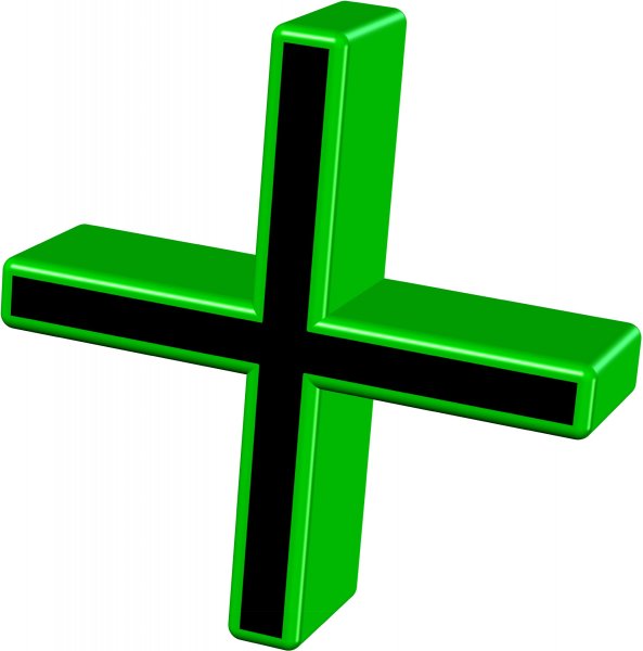 Знак плюс красивый