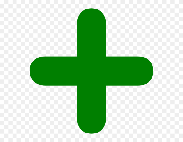 Зеленый крестик