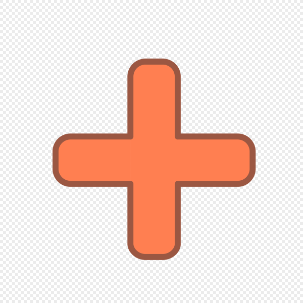 Большой красный плюс