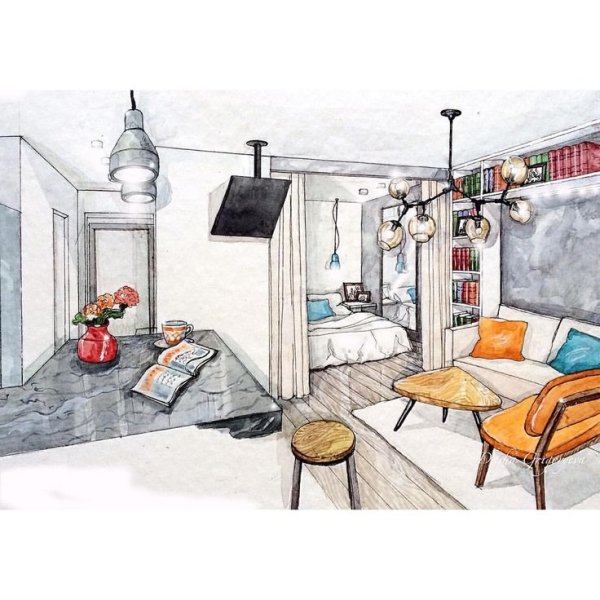 Интерьер для рисования