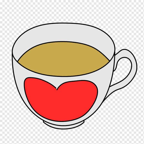 Ребенок с кружкой чая