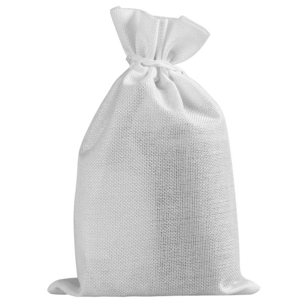 Белый льняной мешочек