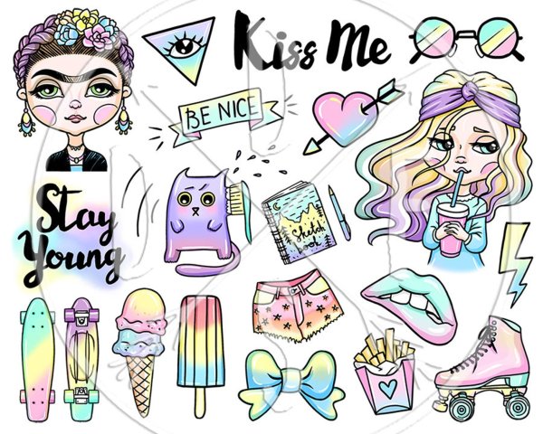 Рисунки одежды для ЛД