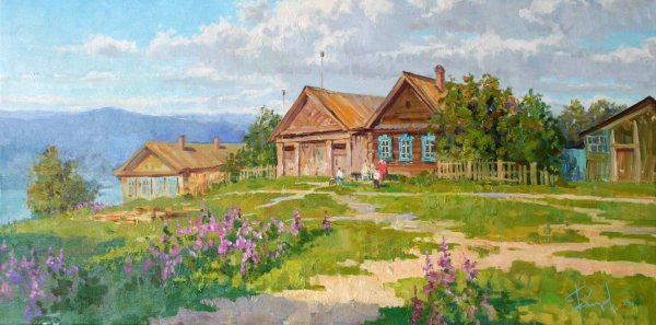 Сорокин Татарская деревня картины