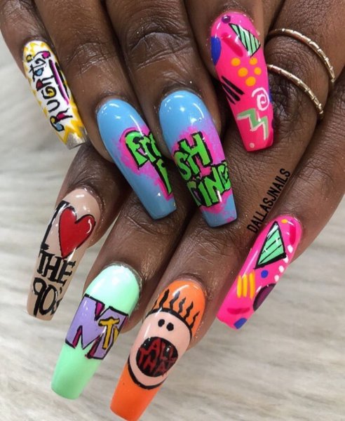 Ногти летний вариант