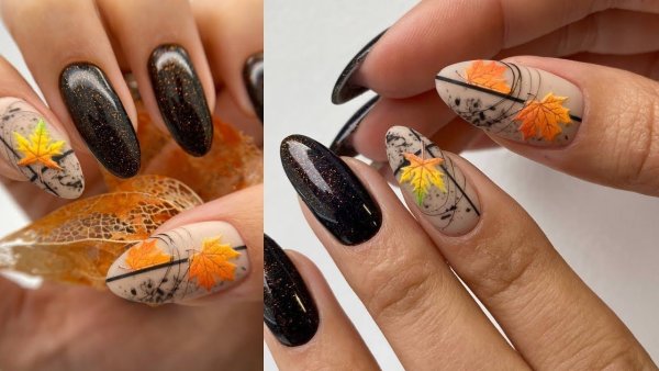 Маникюр осень