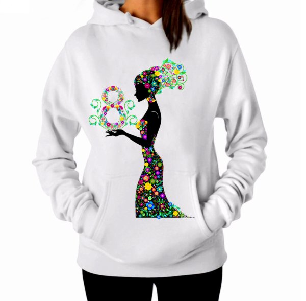 Толстовка с принтом