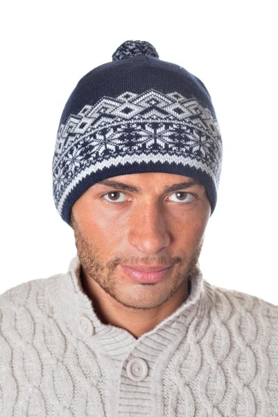 Мужские вязаные шапки