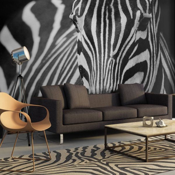 Орнамент на стене в интерьере