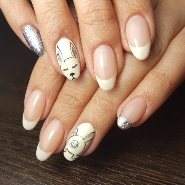 Ногти с геометрическим рисунком