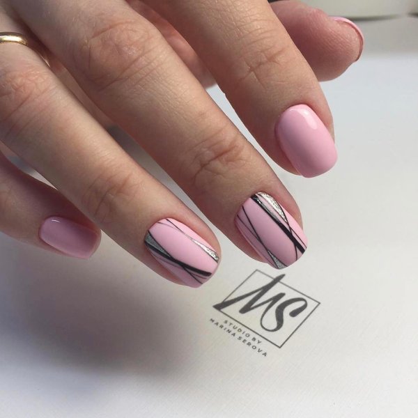 Простой дизайн ногтей