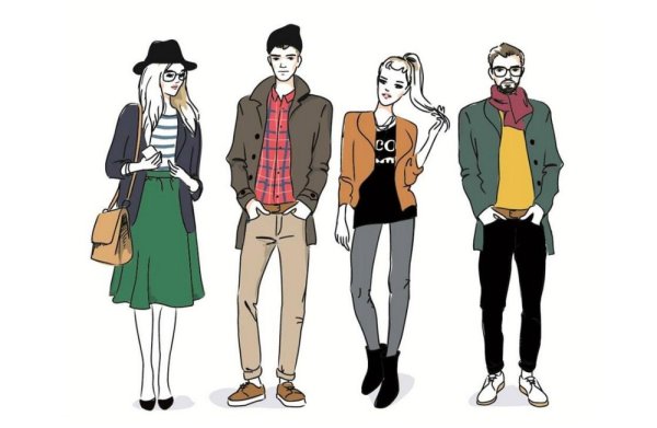 Срисовка одежды для подростков