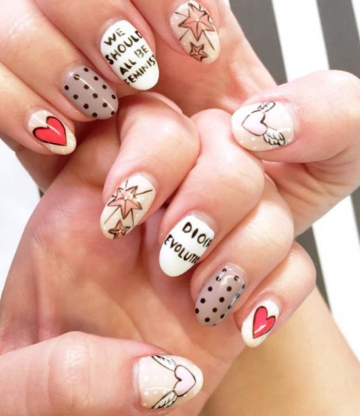 Ногти модные молодежные